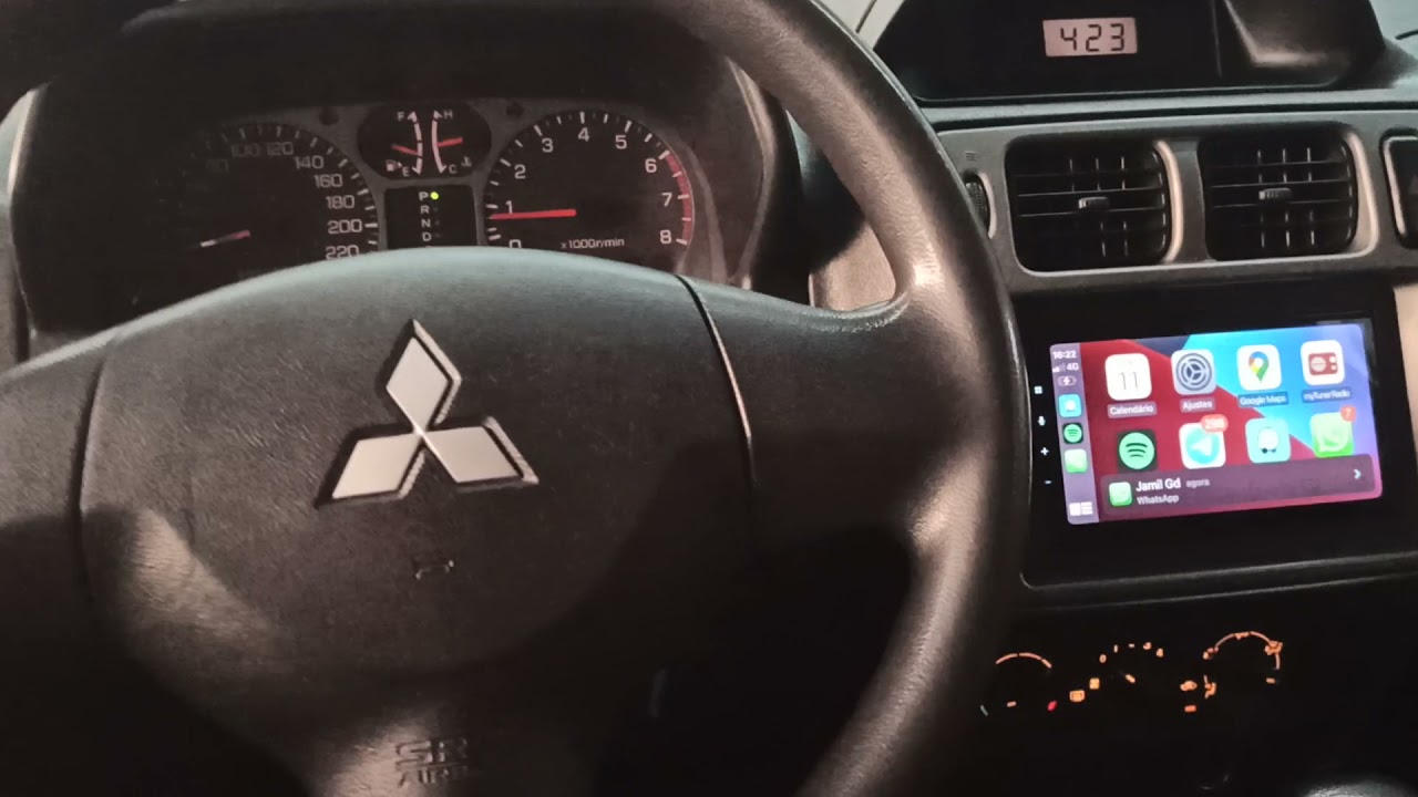 Pajero TR4 | 2008 - Central 7" CarPlay e Android Auto sem fio + Melhoria Som - ArtsomAuto