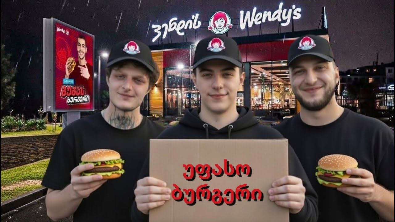 უფასო ბურგერები ბათუმში 💸🍔