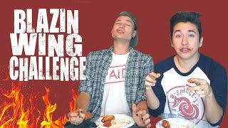 BLAZIN WING CHALLENGE *HOTTEST BUFFALO WINGS EVER*