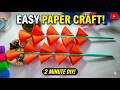 How to make easy flower sticker || homemade @craftycorneracademy