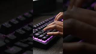 Late Night Coding Vibes 🌙 | Keyboard ASMR #satisfying #youtubeshorts #viralreels #aivideo