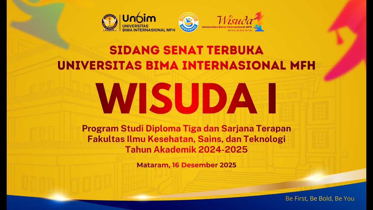 WISUDA I Universitas BIMA Internasional MFH
