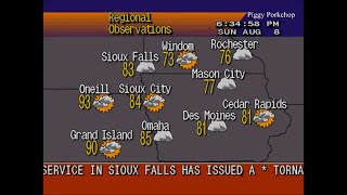 EAS Tornado Warning (Tornado On The Ground!) NW Iowa NOAA Weather Radio/Live Voice
