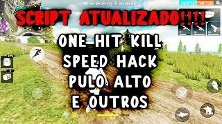 FREE FIRE NOVO HACK SCRIPT AIMBOT MATAR COM UM TIRO E SUPER PULO