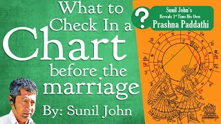What to Check in a Chart Before the Marriage
