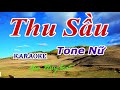 Thu Sầu - Karaoke - Tone Nữ - Nhạc Sống - gia huy beat