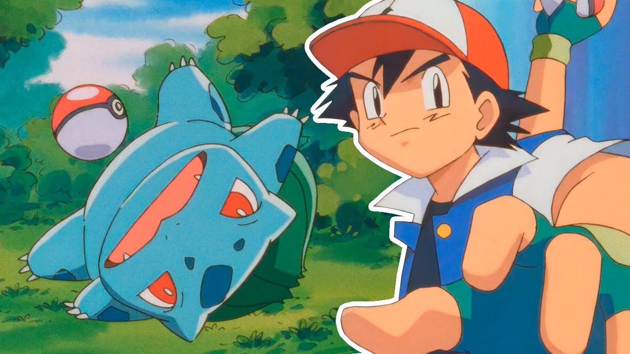 ¡Ash captura a BULBASAUR! | Audio Latino
