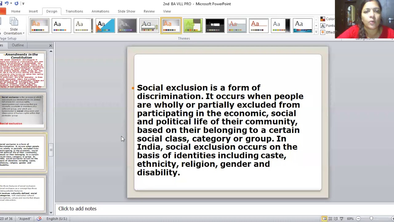 Social exclusion