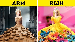 Barbie Pop Makeover Hacks en Ambachten 🤩🌈 Prachtige Barbie Transformatie!