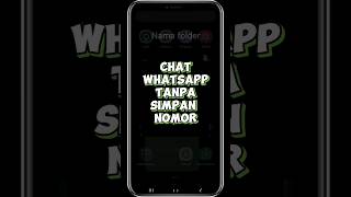 Chat Whatsapp Tanpa Simpan Nomor #shorts #wa #whatsapp #tipswhatsapp screenshot 1