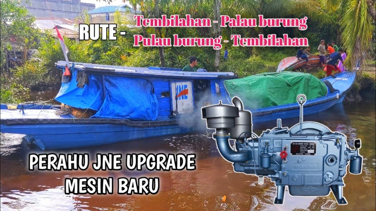 PERAHU JNE UPGRADE MESIN BARU 🔴TIANLI 1130