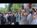Ref:IPoLPyjCiPM Out on bail, kashmir mp er rashid takes part in last rites of father in kupwara