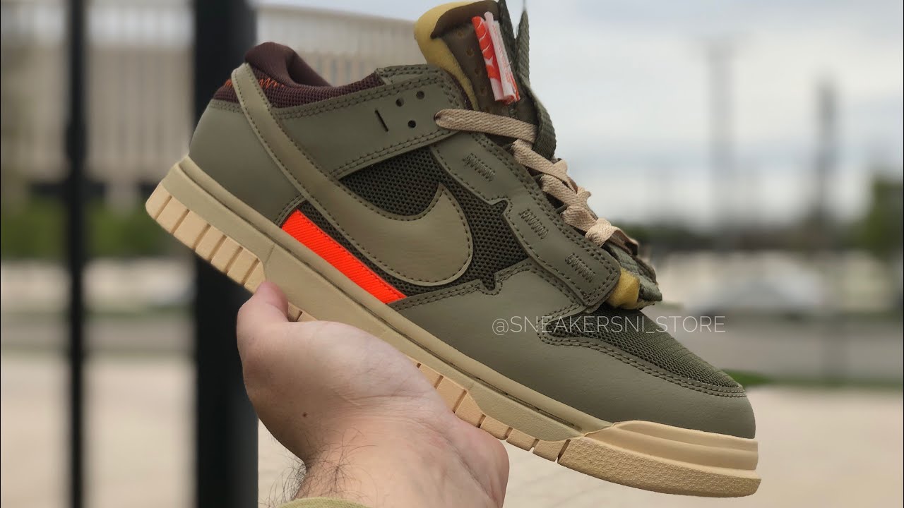 Nike Air Dunk Jumbo Medium Olive YouTube