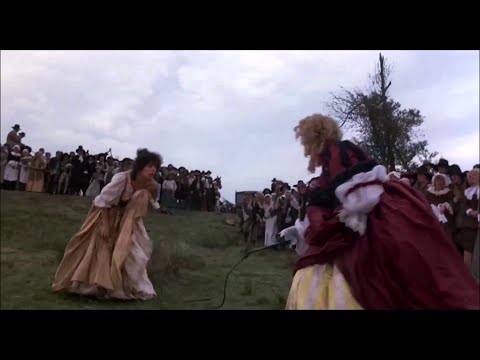 Faye Dunaway and Marina Sirtis catfight - The Wicked Lady (1983)