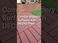 Fix slippery Terrace with DECKO Tiles #spiritofdiy