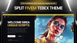 SPLIT | Tebex Theme Template