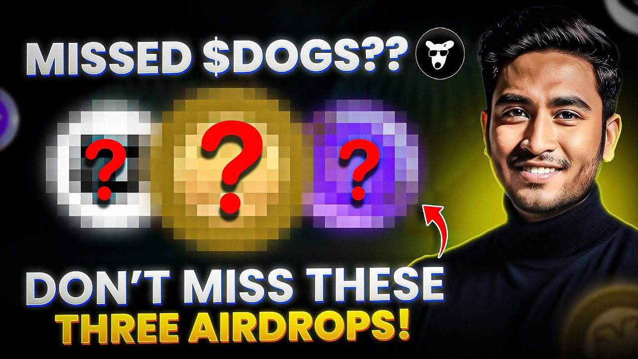 THESE 3 CRYPTO AIRDROPS ARE BETTER THAN $DOGS | Confirm Listing!