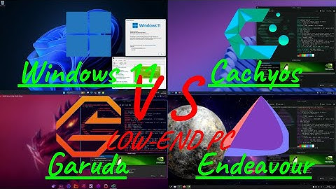 Windows 11 vs CachyOS vs EndeavourOS vs Garuda: Gaming FPS Benchmark
