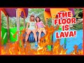 Alyssa e Azzurra: THE FLOOR IS LAVA al parco!