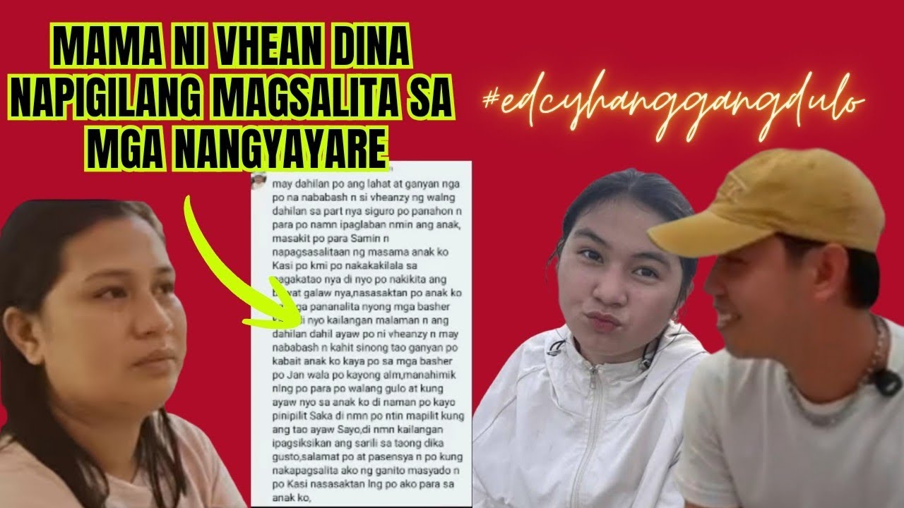 MAMA NI LADY VHEAN DI NAKAPAGPIGIL NAGSALITA NA ...ANO NA MANGYARE SA EDCY?