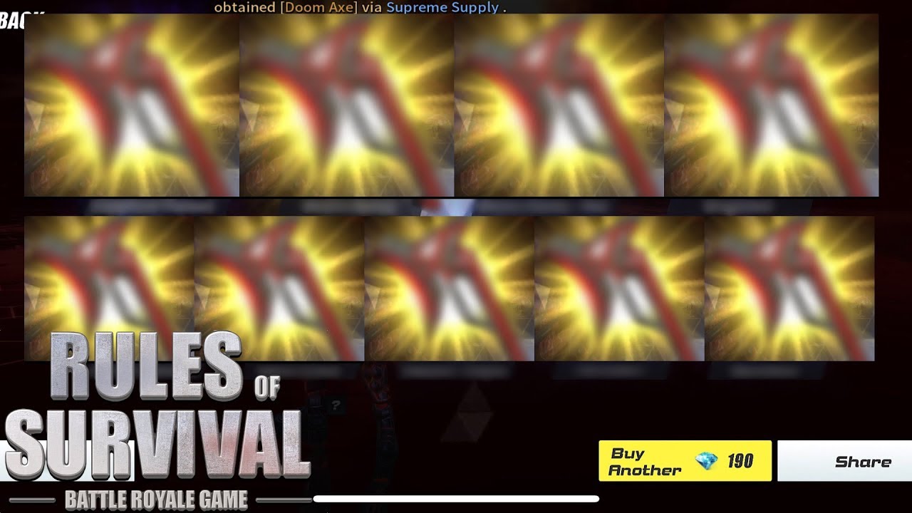 Rules of Survival - LUCKY LEGENDARY SUPREME SUPPLY OPENING!