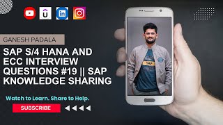 SAP S/4 HANA and ECC Interview Questions #19 || SAP Knowledge Sharing