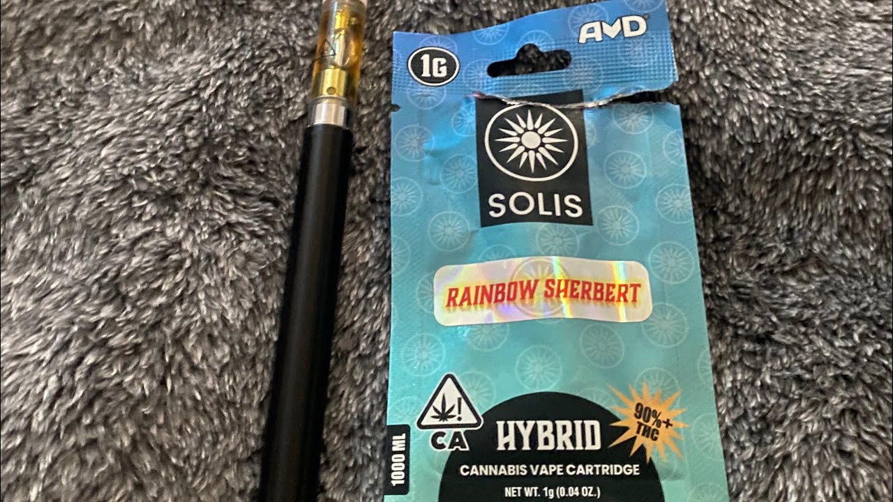 Solis Rainbow Sherbet Hybrid Cart Review | Best Rainbow Sherbet Cartridge? OFF THE RADAR REVIEWS