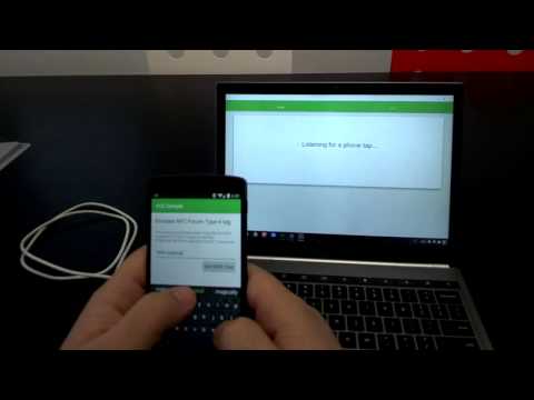 Chrome App with NFC talking to Android host-based card emulation application