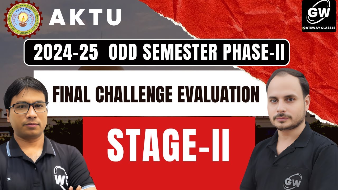 📢 AKTU Challenge Evaluation Stage-II 📝 | Official Circular Released ⚡