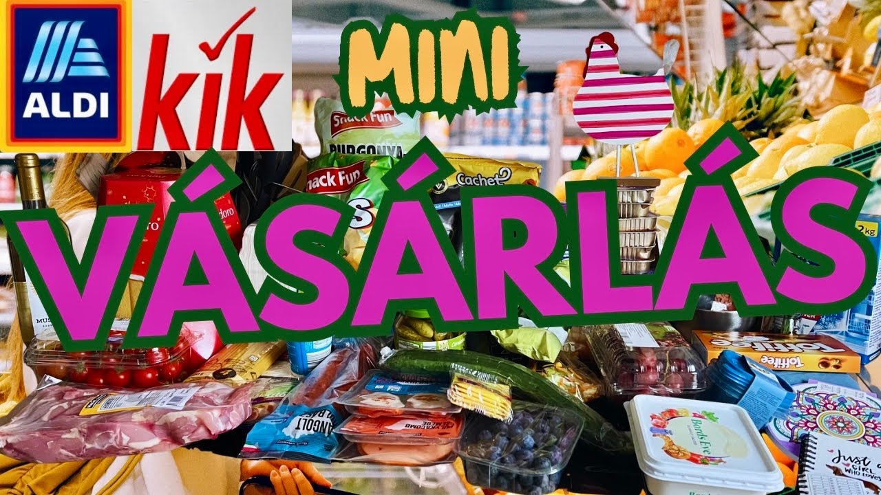 ALDI Mini Food Haul&Ajándékok a Kikből🎁