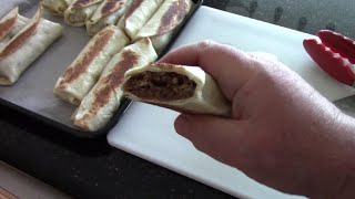 Beef Onion &amp; Cheese Wraps