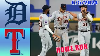 Detroit Tigers vs Texas Rangers Jun 05, 2024 Game Highlights | MLB Highlights | 2024 MLB Season