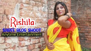 Saree Vlog Shoot Ria Yellow Saree Anytime Entertainment Saree Fashion Saree Shoot