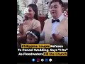Philippine Couple Refuses  To Cancel Wedding, Says “I Do” As Floodwaters Fill the Church