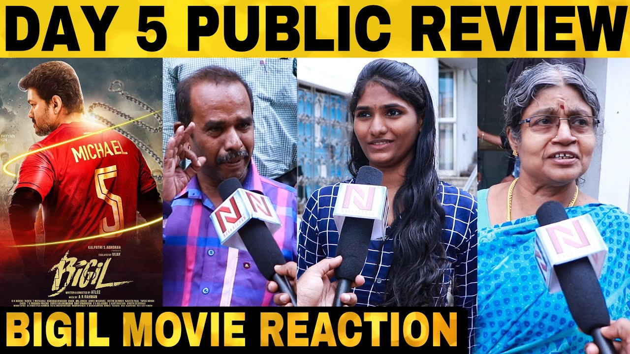 Day 5: BIGIL Family Review | Vijay | Atlee | AR Rahman | Nayanthara
