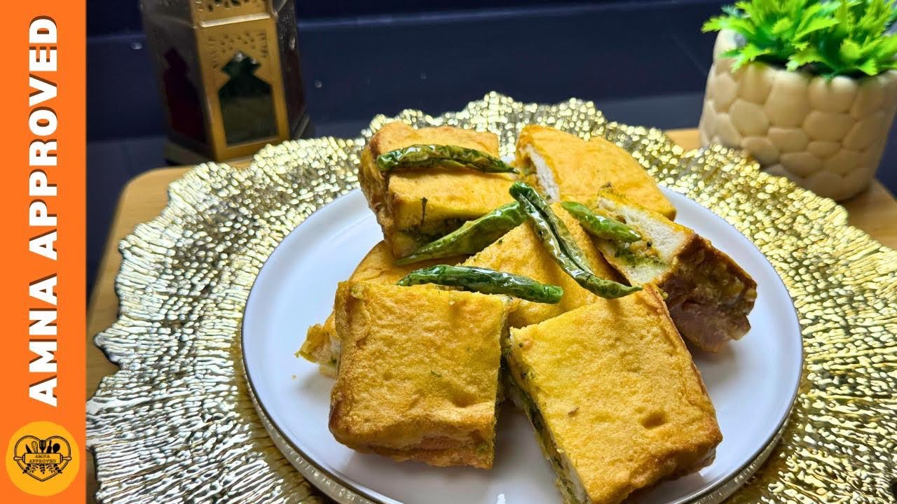 Crispy Bread Aloo Pakora Recipe | Ramadan Special Iftar Snack | Easy & Quick Pakora 🌙✨
