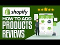How to add product reviews on shopify 2024 step by step tutorial