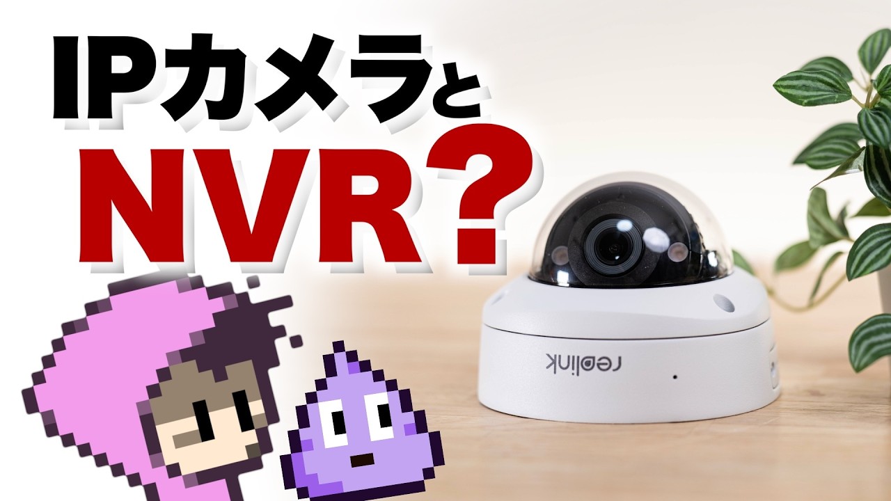 NASをNVR化すればIPカメラで録画できるがNVRってなんぞ？