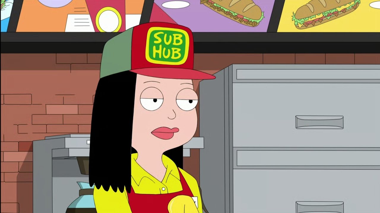 American Dad: Hayley's day at Sub Hub.
