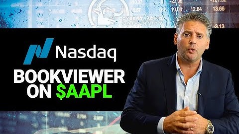 Nasdaq BookViewer on $AAPL