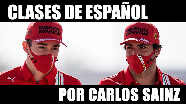 Ferrari: Carlos Sainz ensea espaol a Charles Leclerc