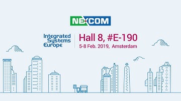 Smart Engine Smart City with NEXCOM Interactive Signage at ISE 2019