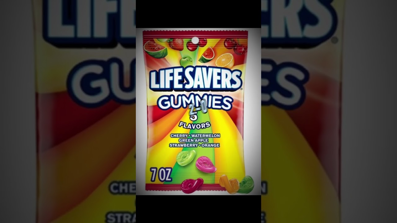 Lifesaver Gummies vs Skittles 