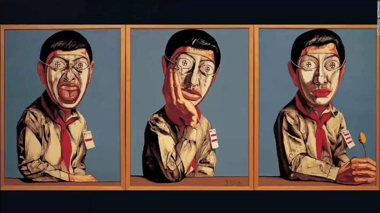 【真作】　Zheng Fan z i   曾梵志　中国人　アート　版画　奈良美智 真作】Zheng Fan z i 曾梵志中国人アート版画奈良美智