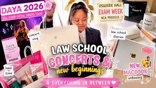 VLOG: DAYA 2026 🌸 Till Every Petal Drops Tour, Law School Exams, New MacBook & Hauls