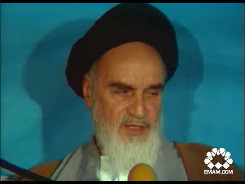 سخنرانی امام خمینی در جمع نمایندگان کشورهای اسلامی ترسیمی از چهره نظام اسلامی ایران ۱۳۵۹