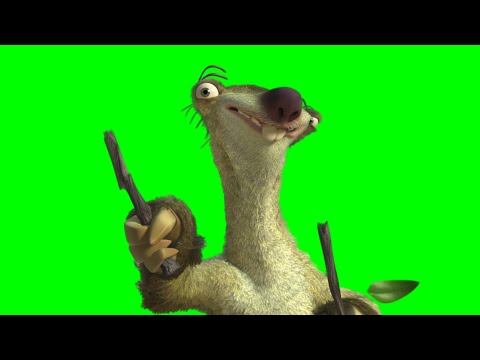Sid (Ice Age) Green Screen compilation