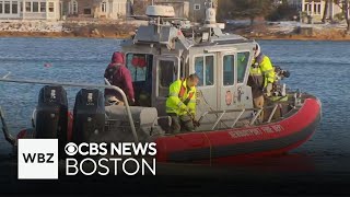 Search continues for missing boater in Merrimack River off Newburyport, Massachusetts