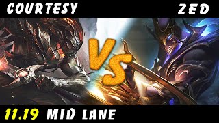 Courtesy - Yasuo vs Zed MID Patch 11.19 - Yasuo Gameplay