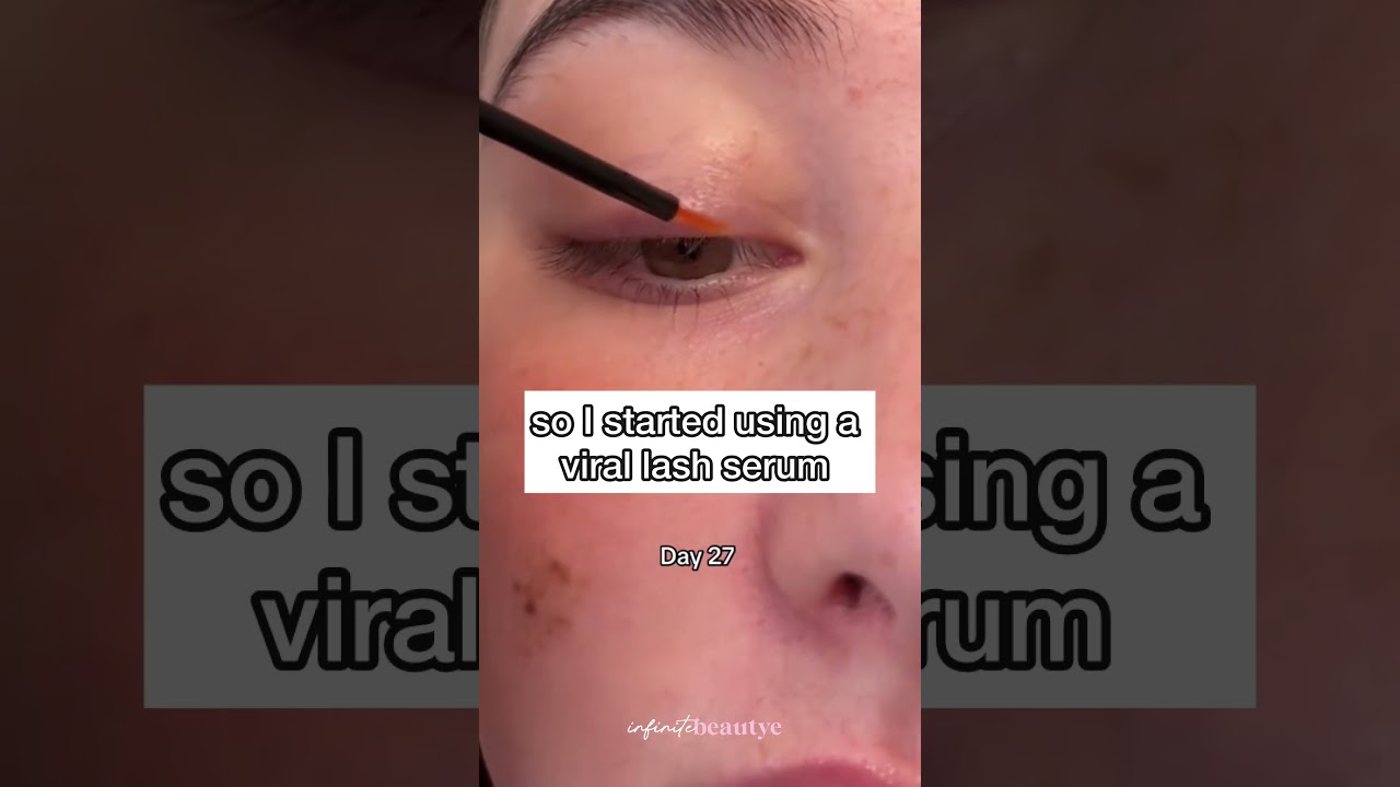 My lashes grew back 10x longer and fuller with this lash serum